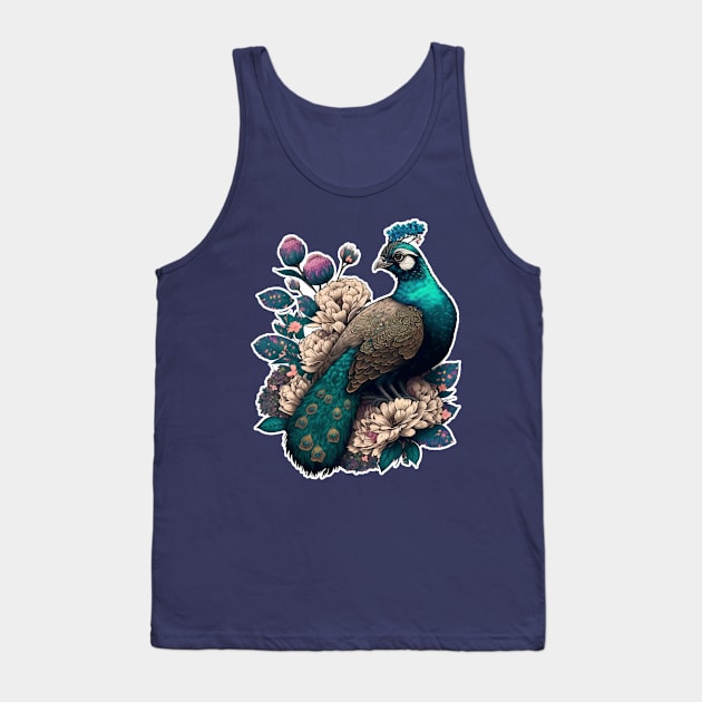 Peacock Tank Top by Zoo state of mind